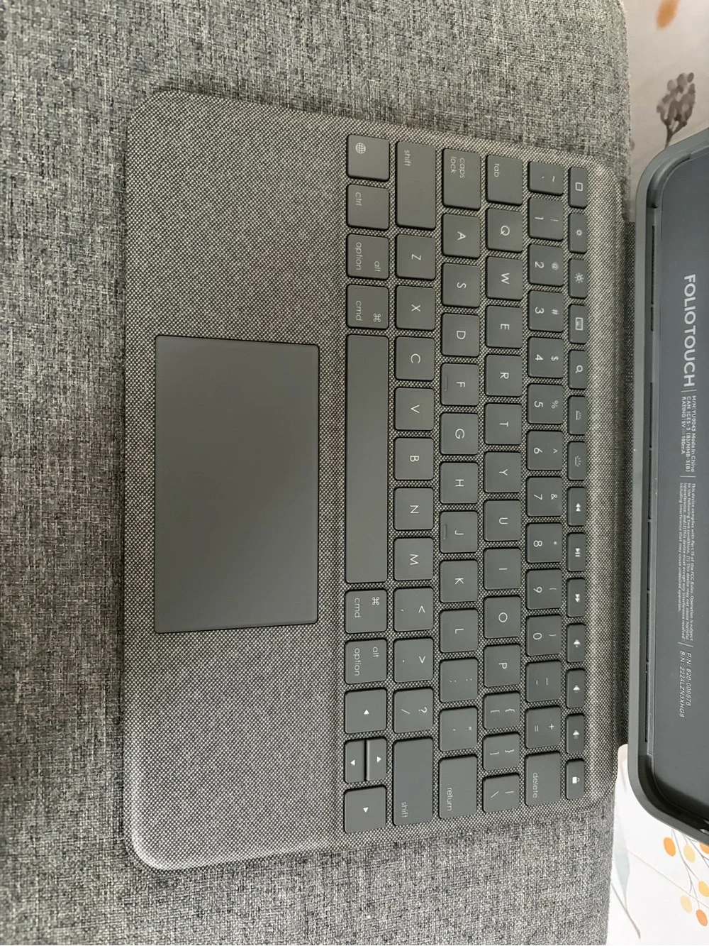 Folio Touch Tablet Keyboard Case in Grey